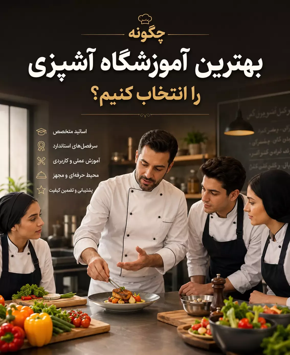 بهترین اموزشگاه آشپزی