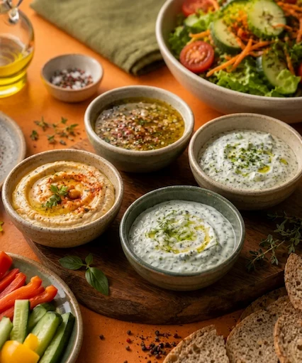 دوره تخصصی سس و سالاد و دیپ