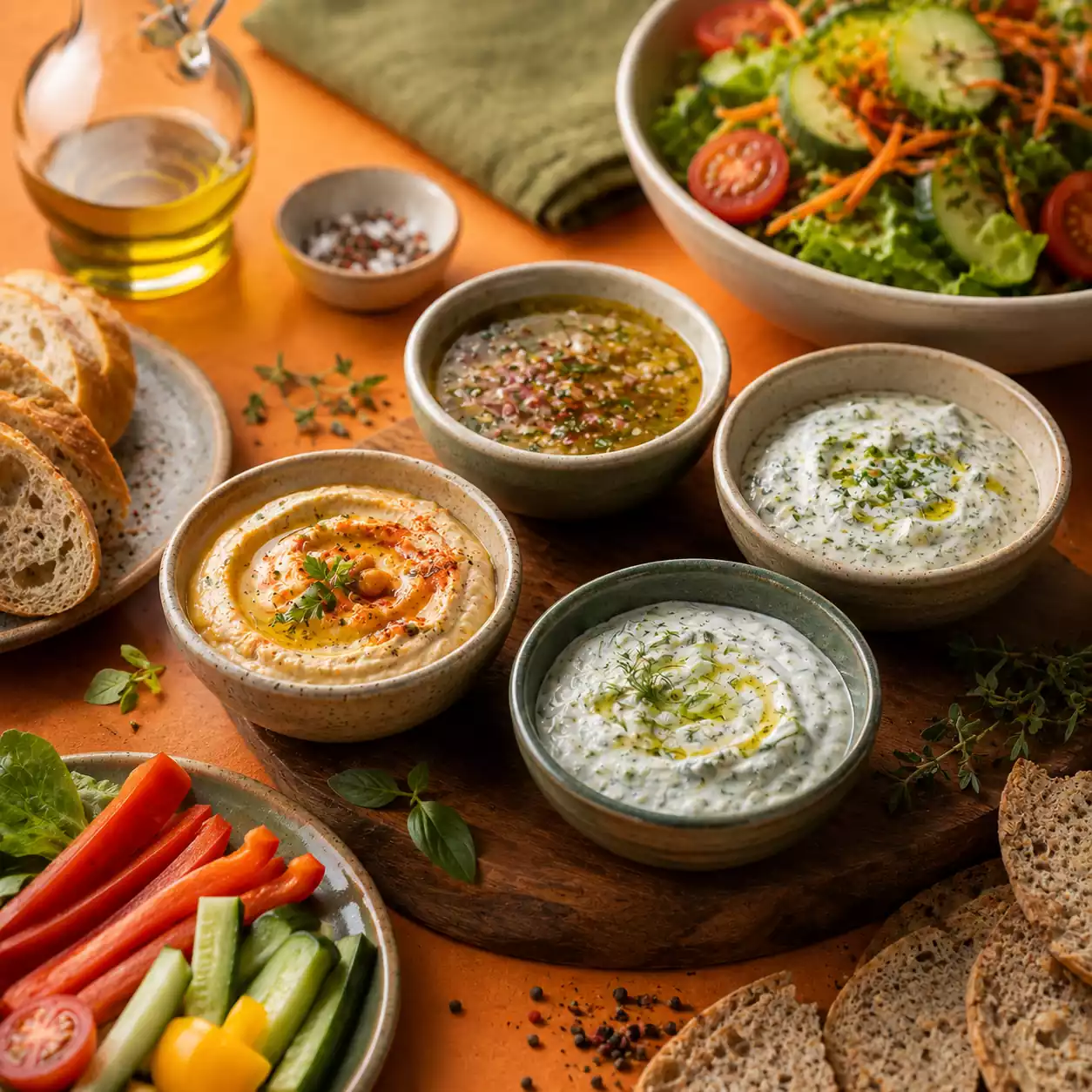 دوره تخصصی سس و سالاد و دیپ