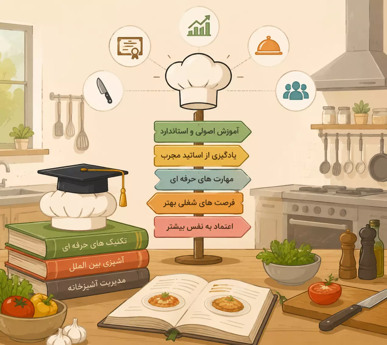 بهترین آموزشگاه آشپزی
